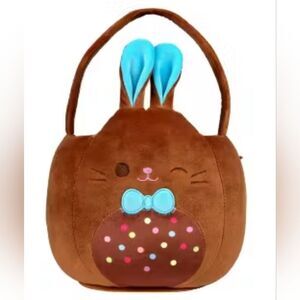 NWT Squishmallow new release 2025 brown Bunny Lancelot Peter Bunny Easter Basket